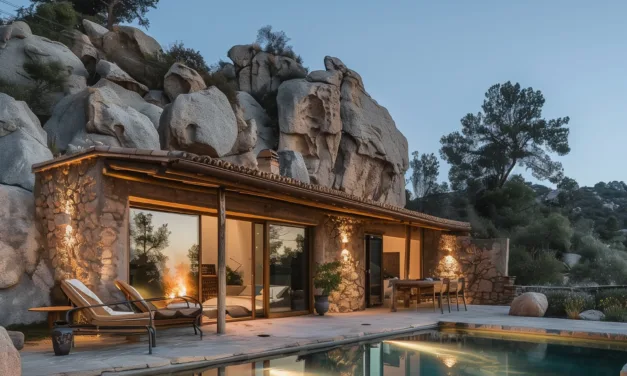 Using natural rock formations to build your dream home